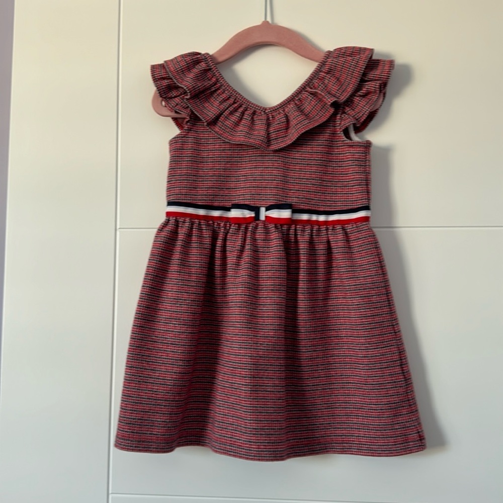 Janie and Jack Dress with Ruffle and Bow